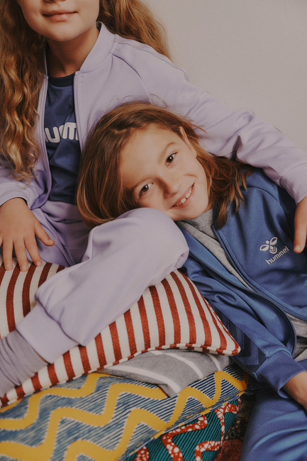 Hummel Newi Zip T-shirt, True Navy