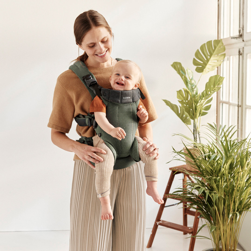 BabyBjörn Harmony Bæresele 3D Mesh, Mørkegrøn