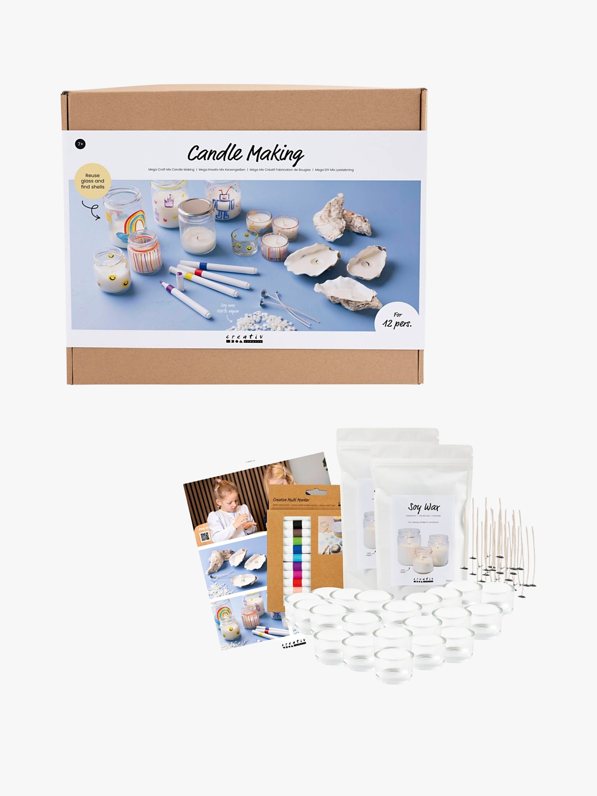 Creativ Company Kreasæt DIY Lysstøbning