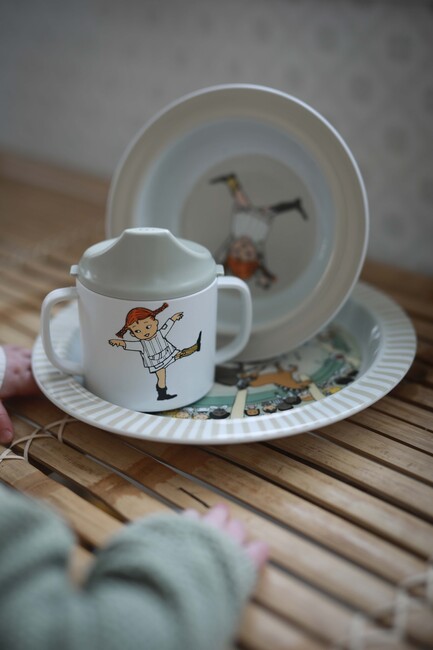 Rätt Start Pippi Langstrømpe  Cirkus Spisesæt 3 Dele