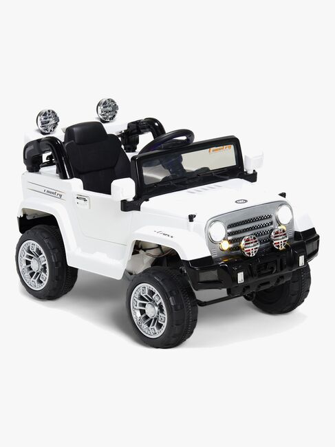 Alex's Garage Elbil Jeep, Hvid