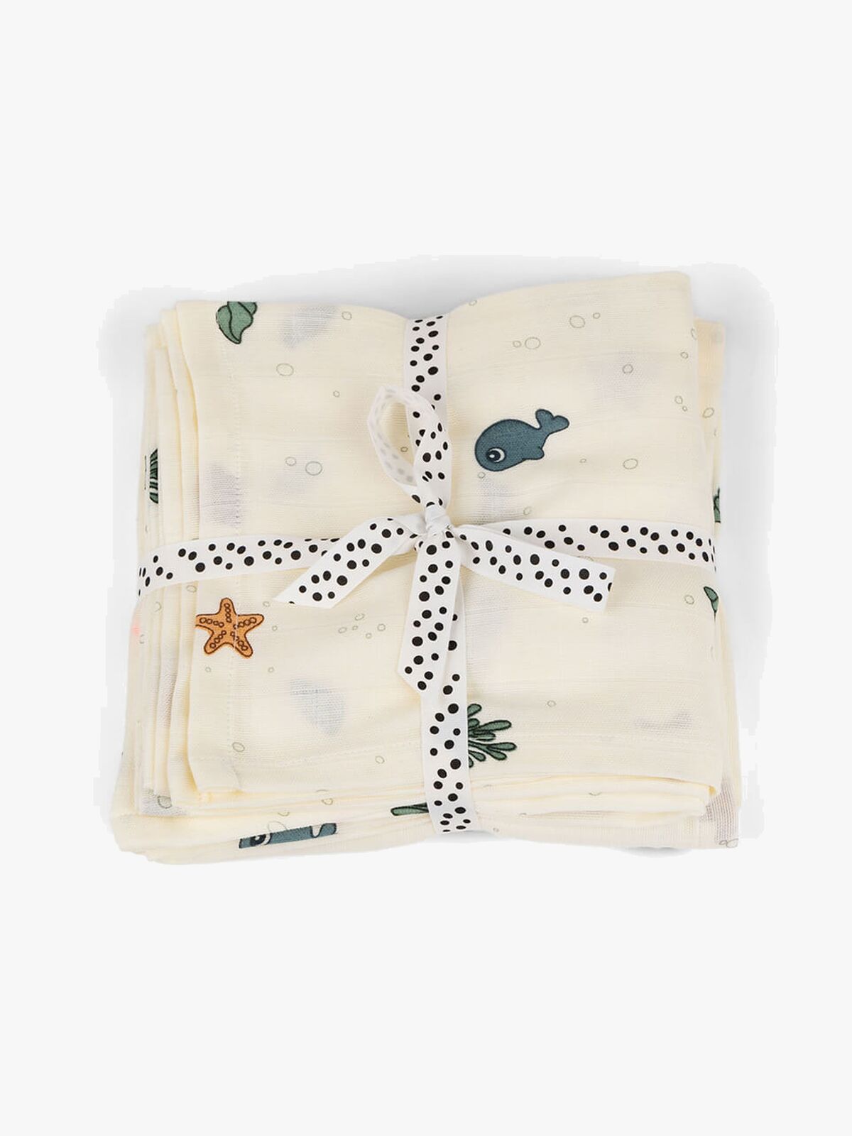 Done By Deer Stofble 2-pak Sea Friends, Beige