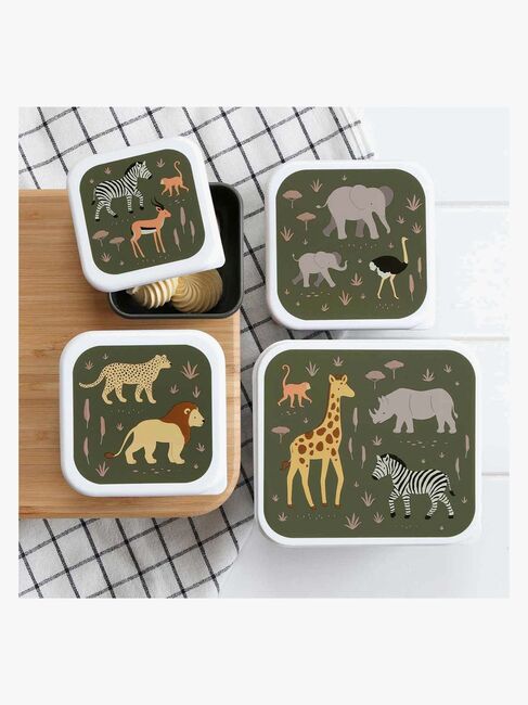 A Little Lovely Company Madkasse-sæt, Savanna