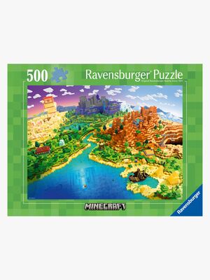 Ravensburger World of Minecraft Puslespil 500 Brikker