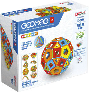 Geomag Supercolor Panels Masterbox Byggesæt 388 Dele
