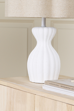 Alice & Fox Curve Lampefod, Chalk White