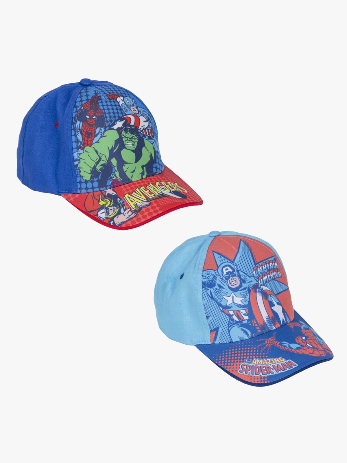 Marvel Avengers Kasketter 2-pak