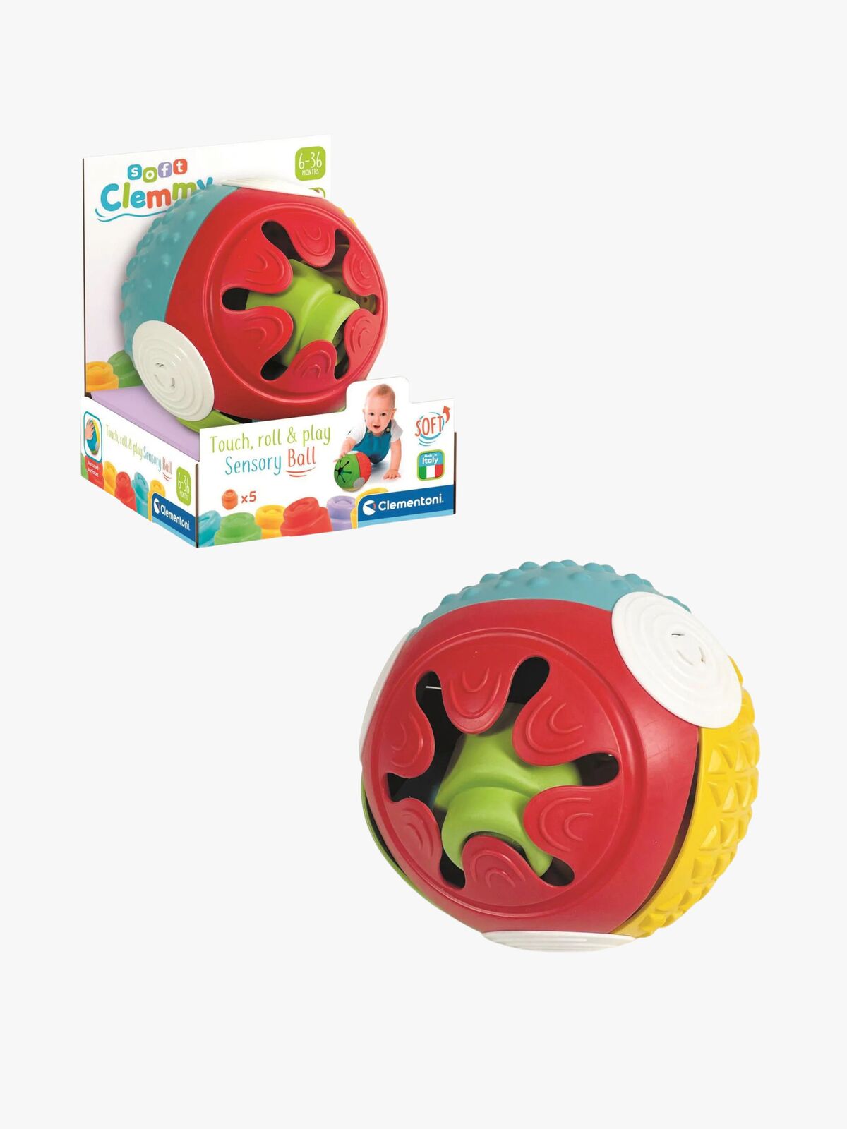 Clementoni Soft Clemmy  Sensorisk Bold Touch & Play