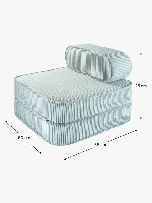 Wigiwama Flip Foldbar Stol 150x60 cm, Peppermint Green