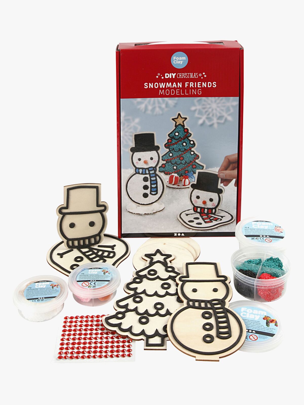 Creativ Company Kreasæt Snemand og Juletræ