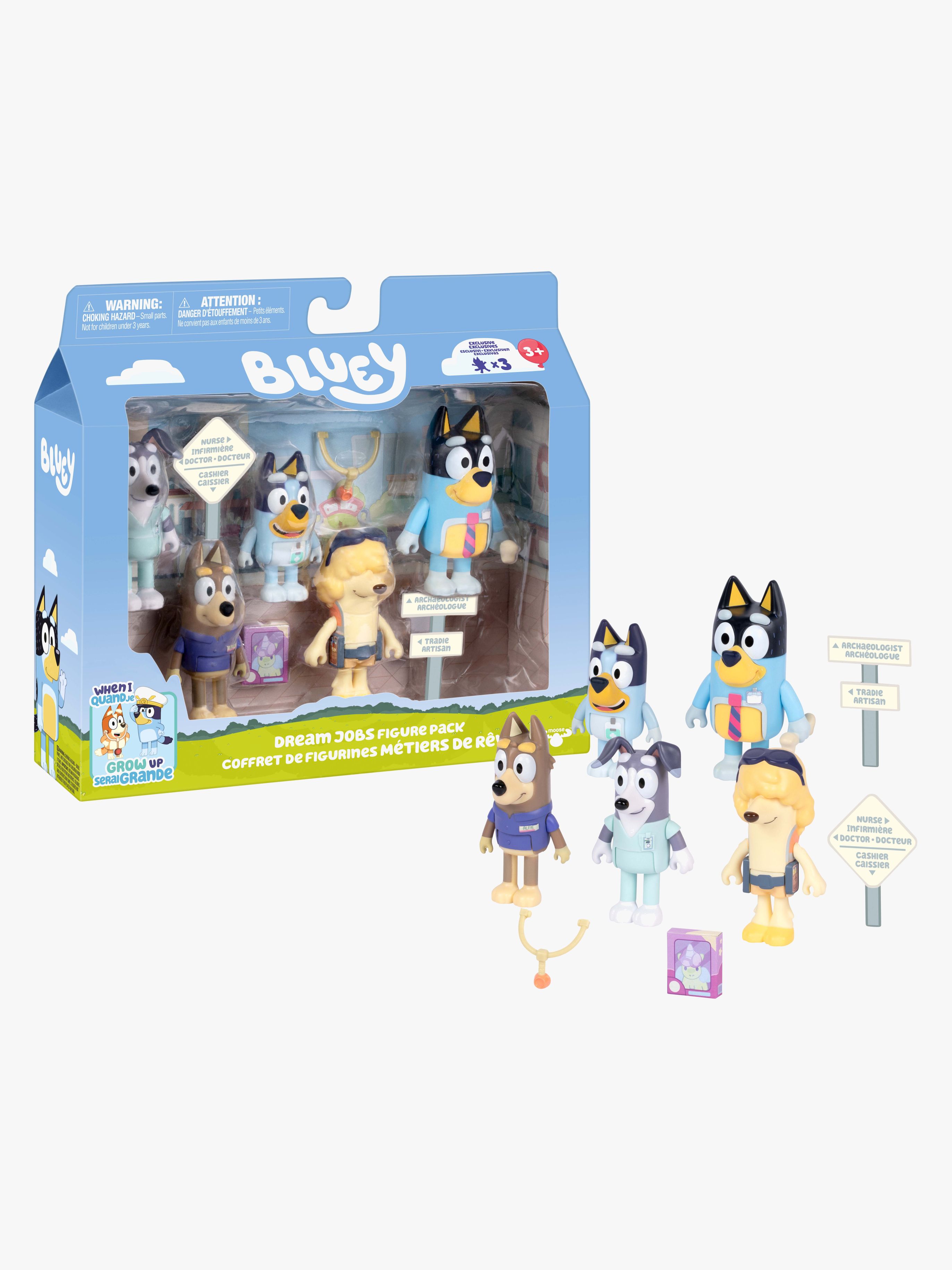 Bluey Figursæt Drømmejob 5-pak