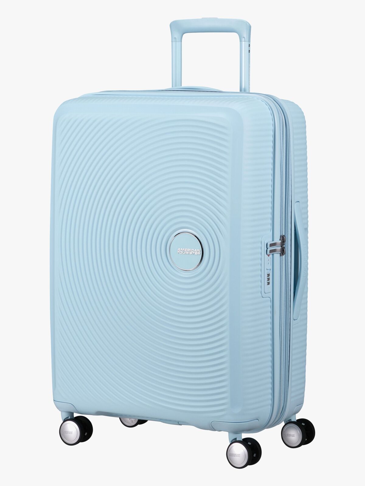 American Tourister Soundbox Spinner Kuffert 71,5L, Pastel Blue