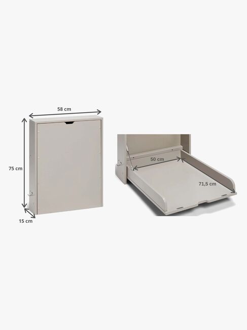 JLY Dream Puslebord Væghængt, Hvid