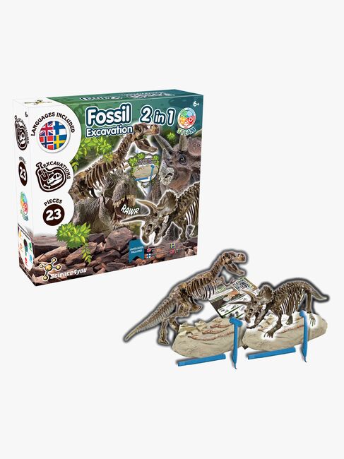 Toyrock STEAM Fossil-sæt Dinosaur 2-i-1