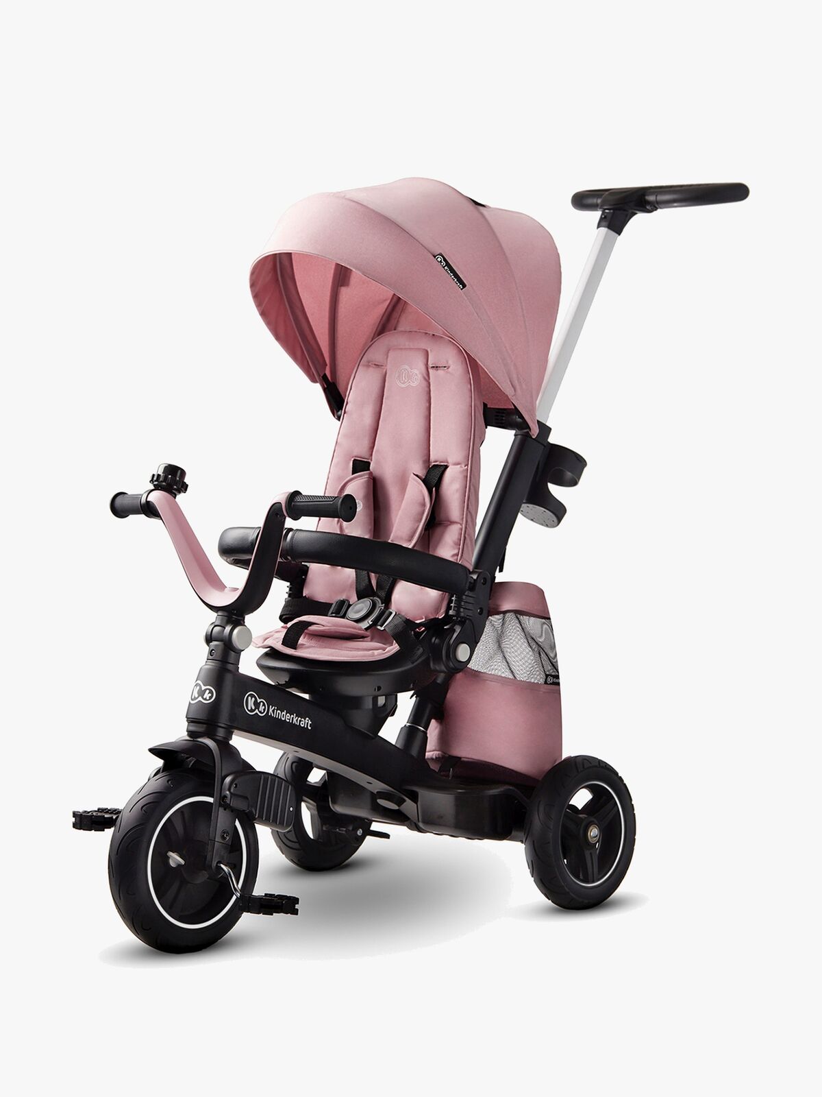 Kinderkraft Trehjulet Cykel Easytwist, Lyserød