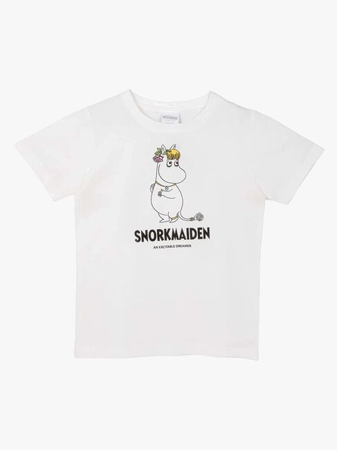 Mumitroldene Karakter Snorkfrøkenen T-shirt, Hvid
