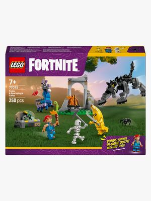 LEGO Fortnite 77075 Peely og Sparkplugs lejr