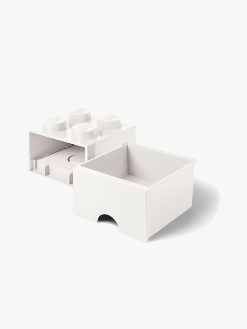 LEGO Opbevaringsklods 4, Hvid