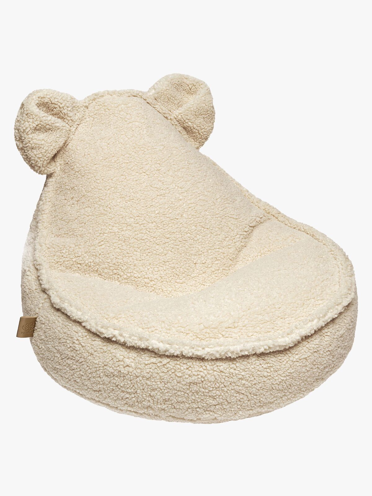 Meowbaby Bearly Sækkestol Teddy, Cremefarvet