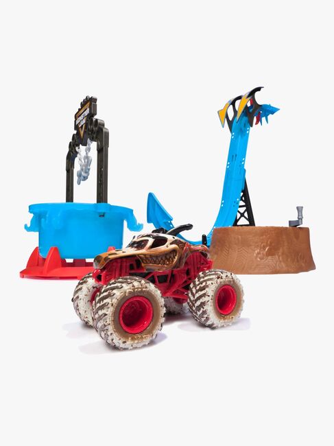 Monster Jam 1:64 Mud Blasters Dunk Tank Legesæt