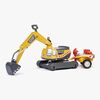 Falk Ride-on-gravemaskine Super Builder inkl. Anhænger, Gul