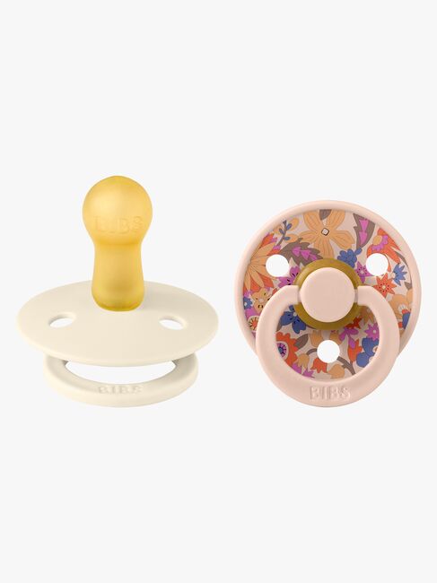 BIBS x Liberty Colour June Blossom Sut 2-pak Latex Str. 2, Blush Mix