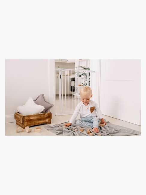 Lionelo Truus Slim Sikkerhedsgitter, Led White