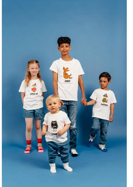 Mumitroldene Karakter Stinky T-shirt, Hvid