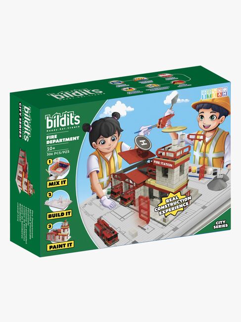 Bildits Betonbyggesæt Brandstation