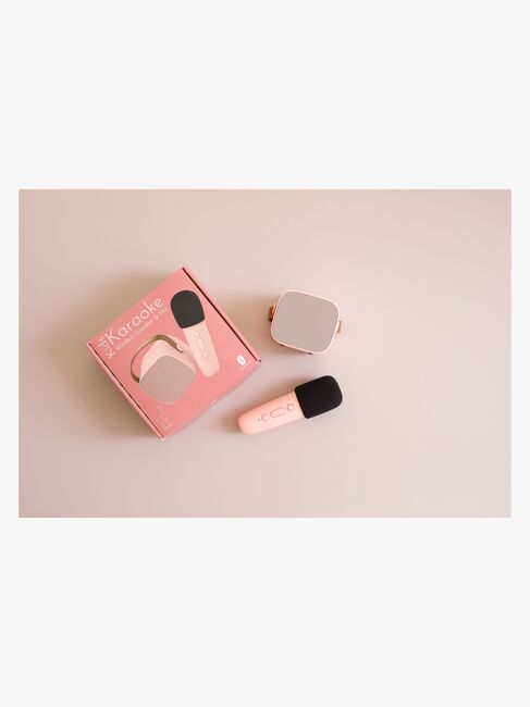 Lalarma Bluetooth-højttaler med Trådløs Mikrofon, Rose