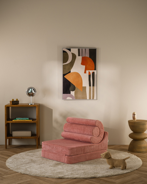 Wigiwama Flipster Stol, Pink Mousse