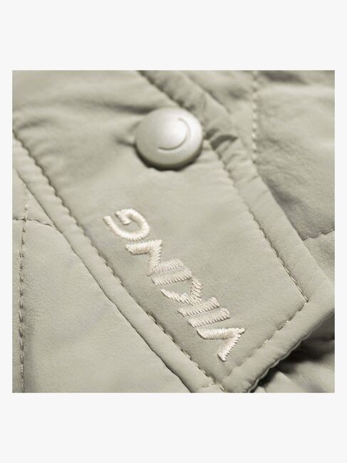 Viking x Kenza Quiltet Jakke, Light Green