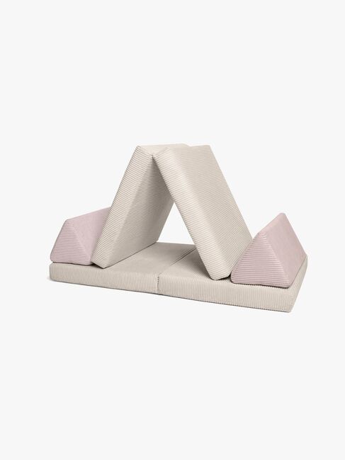 Shappy Play Bygbar Sofa 160x80 cm Kraftig Fløjl, Lollipop