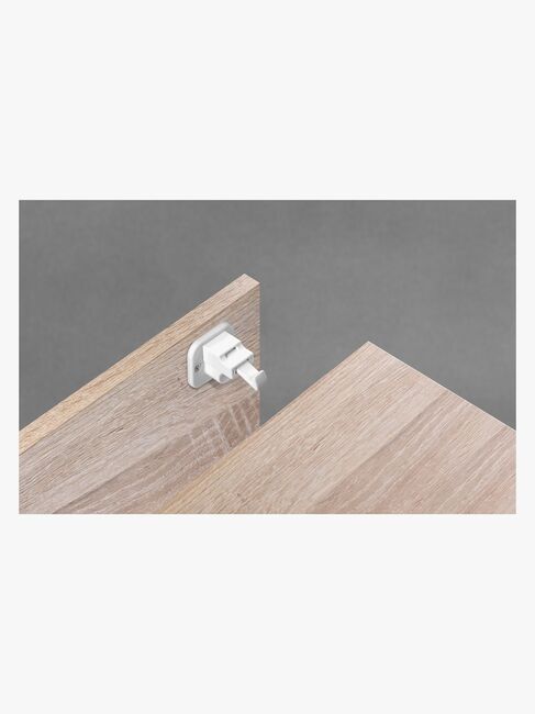 Reer Magnetisk Lås 4-pak, Hvid