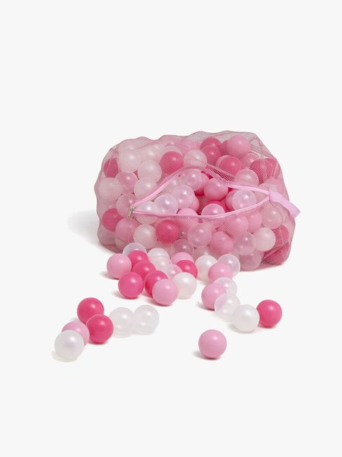 Cloudberry Castle Bløde Bolde 250 Stk., Lyserød/Hvid