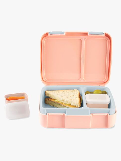 SkipHop Spark Style Bento Madkasse Regnbue, Pink
