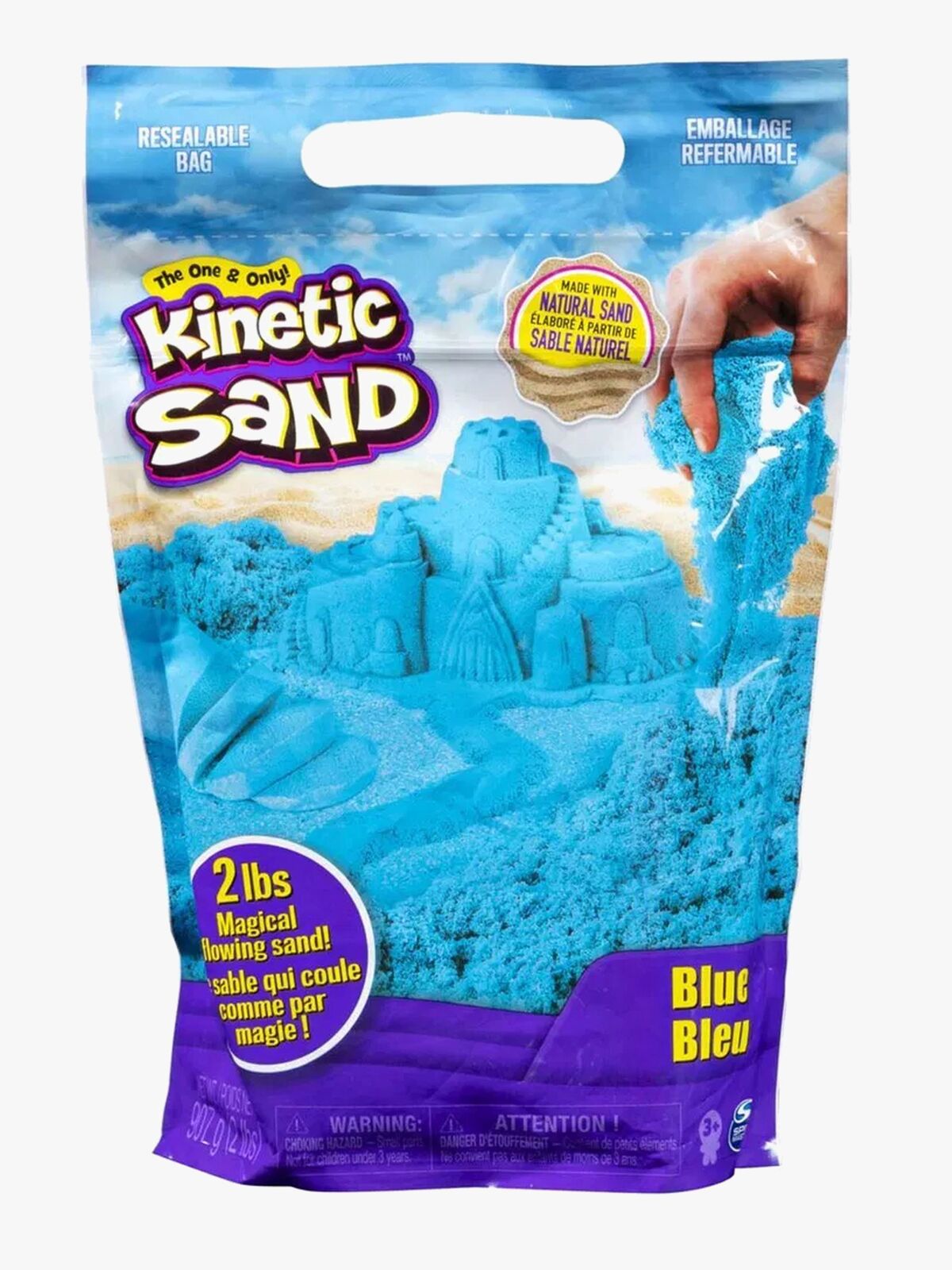 Kinetic Sand Pose 900 g, Blå