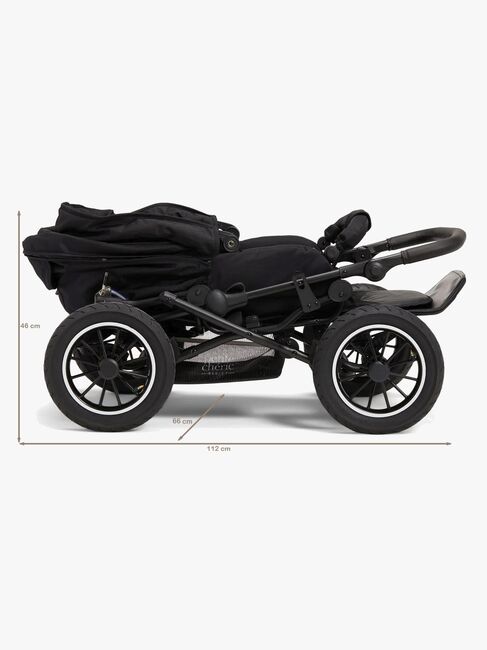 Petite Chérie Solide+ Klapvogn, Black