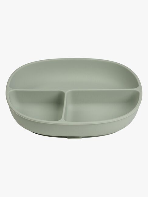 b.box Tallerken med Låg Silikone, Sage