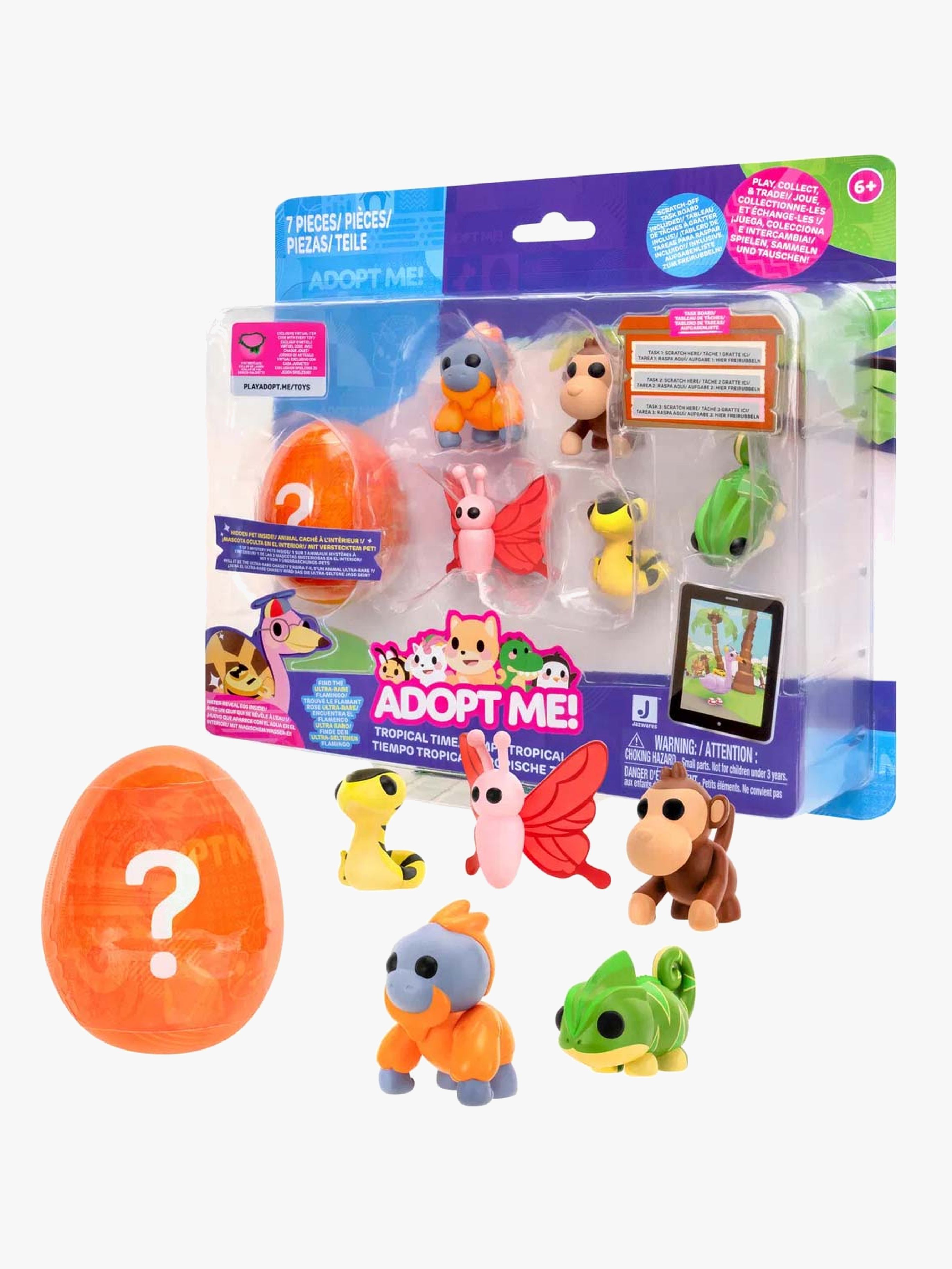 Adopt Me Figursæt Tropical Time 6-pak