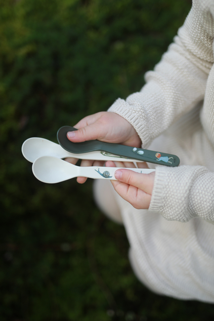 Elsa Beskow  Julemandens børn Spisesæt 3 Dele, Beige