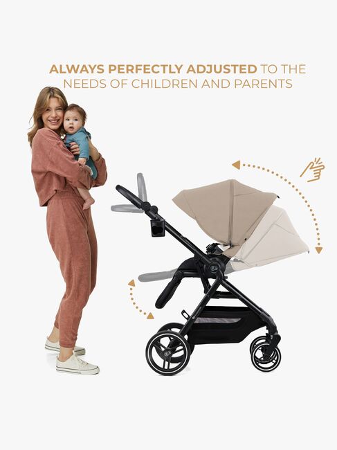 Kinderkraft YOXI 2-in-1 Duovogn, Sand Beige