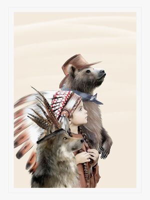 Linn Wold Plakat 30x40 Lille Headdress