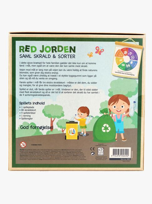 Barbo Toys Red Jorden - Saml Skrald & Sorter) Spil
