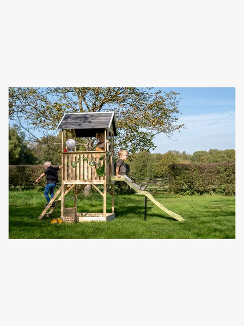 EXIT Panorama 500 Legehus med Rutsjebane & Sandkasse