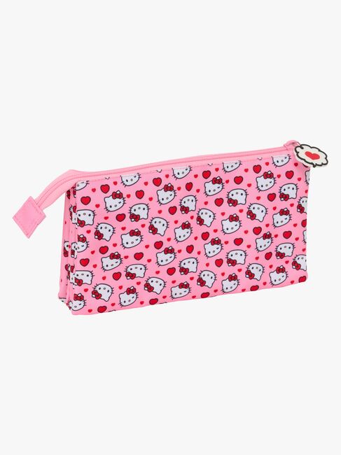 Hello Kitty Penalhus med 3 Rum, Pink
