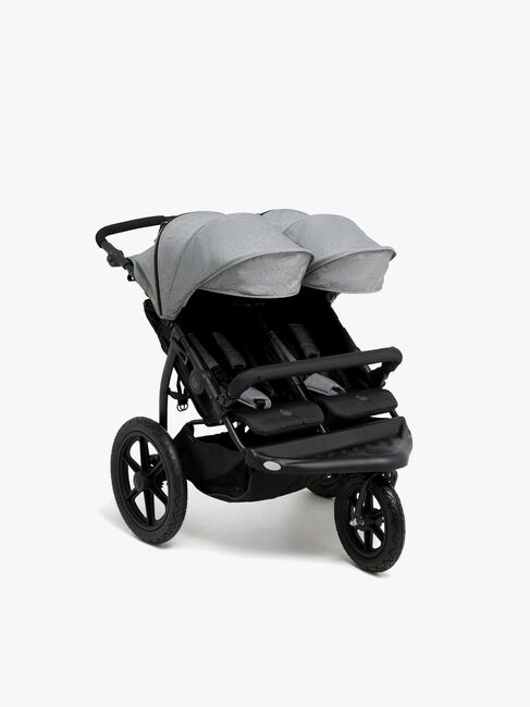 Beemoo Activity Twin Søskendevogn, Black/Dark Grey