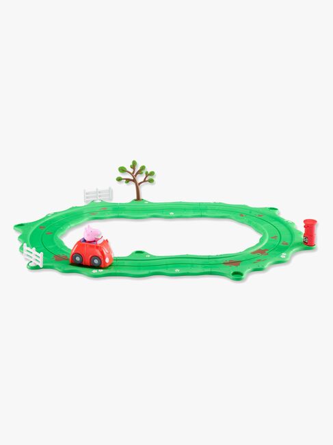 Gurli Gris Whizz Around Racerbane Rød Bil