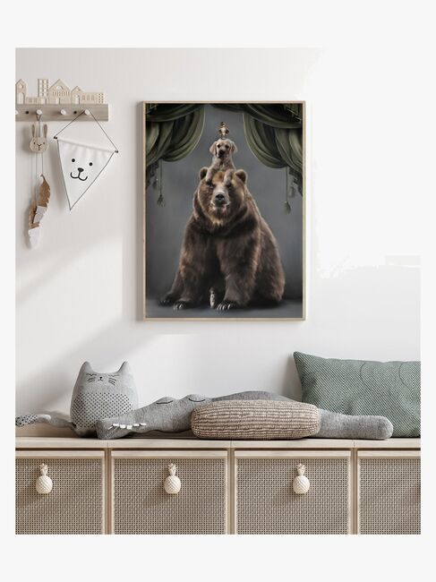 Linn Wold Plakat 70x100 Teddy & buds