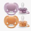 Philips Avent Ultra Soft Sut 6-18m 2-Pak, Lilla/Orange